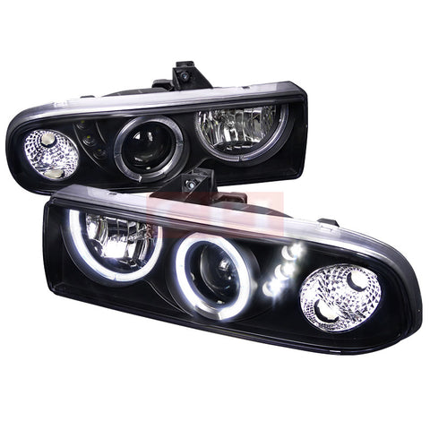 Chevy  98-04 Chevy  S10 Projector Headlight Black Housing