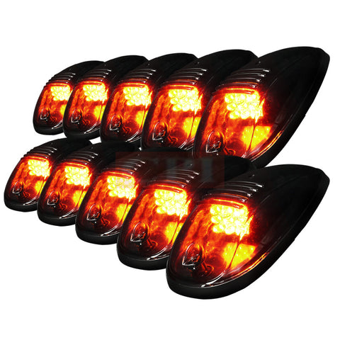 All Universal All All Combo: Roof Cab Led Light - Smoke 10Pc Set