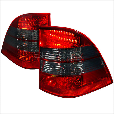 MERCEDES 98-05 MERCEDES W163 ML CLASS LED TAIL LIGHT RED SMOKE    1998,1999,2000,2001,2002,2003,2004,2005