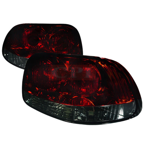 HONDA 93-97 HONDA DEL SOL TAIL LIGHTS - RED SMOKE    1993,1994,1995,1996,1997