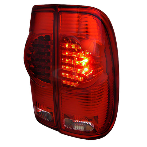 FORD 97-03 FORD F150 LED TAIL LIGHTS RED    1997,1998,1999,2000,2001,2002,2003