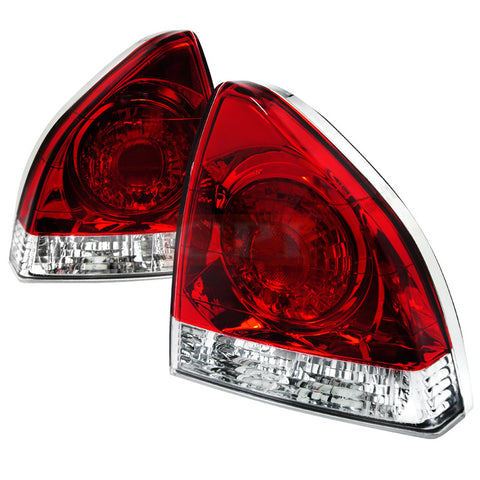 HONDA 92-96 HONDA PRELUDE TAIL LIGHTS RED CLEAR    1992,1993,1994,1995,1996