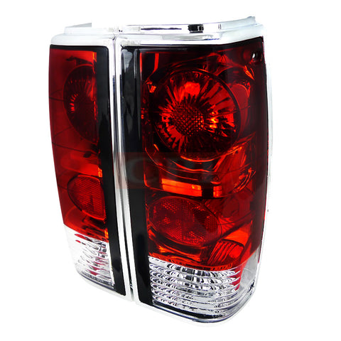 CHEVY 82-93 CHEVY S10 TAIL LIGHTS - RED CLEAR