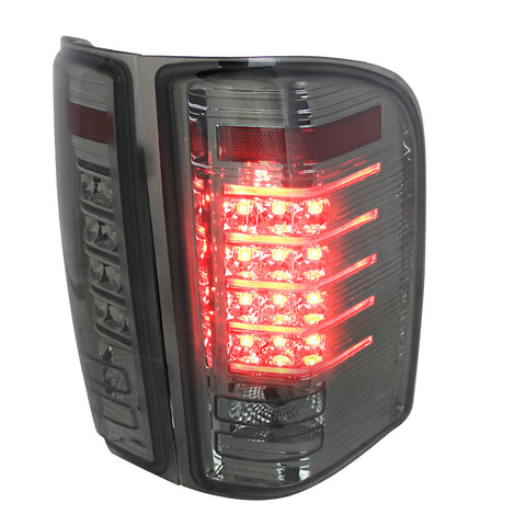 CHEVY 07-13 CHEVY SILVERADO LED TAIL LIGHTS SMOKE