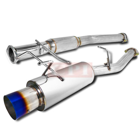 NISSAN  89-94 NISSAN  240SX  3 INCH  INLET N1 STYLE CATBACK EXHAUST BURNED TIP   PERFORMANCE   1989,1990,1991,1992,1993,1994