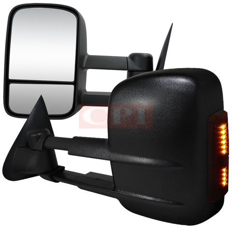 Ford  97-03 Ford  F150 Towing Mirrors Manual With Led Signal