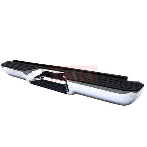 CHEVY  88-00 CHEVY  C10 REAR BUMPER STEP - CHROME - FLEET SIDE WITHOUT IMPACT STRIP    1988,1989,1990,1991,1992,1993,1994,1995,1996,1997,1998,1999,2000