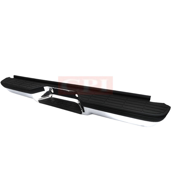 CHEVY 88-00 CHEVY C10 REAR BUMPER STEP - CHROME - STEPSIDE WITH IMPACT ...