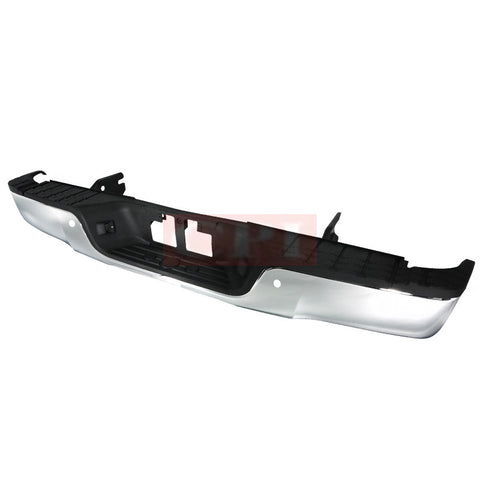 TOYOTA 07-13 TOYOTA TUNDRA REAR BUMPER STEP - CHROME - WITH BACK UP SENSOR HOLE    2007,2008,2009,2010,2011,2012, 2013