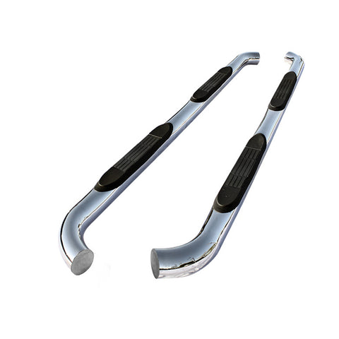 Ford Edge (Non-Sport Model) / Lincoln MKX 07-12 - 3 Inch  Round Side Step Bar - T-304 Stainless Steel - Polished