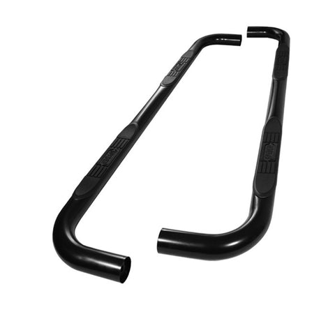 Ford F150 SuperCrew Cab 04-08 - 3 Inch  Round Side Step Bar - Powder Coated - Black