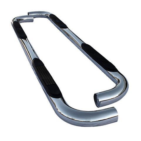 Ford F150/250LD Super Cab 97-03 & 04 Heritage Edition - 3 Inch  Round Side Step Bar - T-304 Stainless Steel - Polished