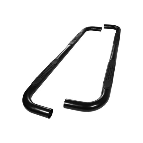 Ford F250/350/450/550 SuperDuty Super Cab 99-13 - 3 Inch  Round Side Step Bar - Powder Coated - Black