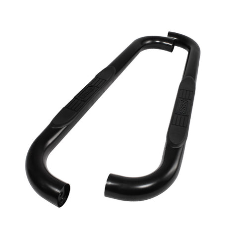 Ford F250/350/450/550 SuperDuty Regular Cab 99-13 - 3 Inch  Round Side Step Bar - Powder Coated - Black