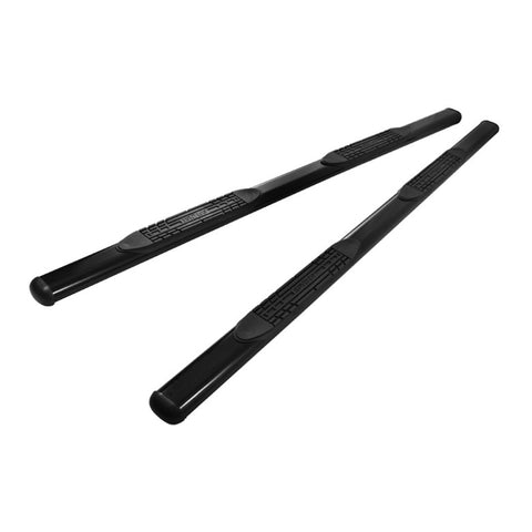 Ford F150 SuperCrew Cab 09-13  -  4 Inch Oval Side Step Bar - Powder Coated - Black