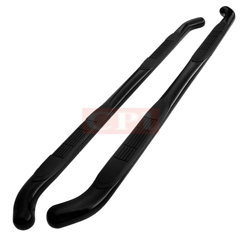 DODGE 04-10 DODGE DURANGO 3 INCHES ROUND SIDE STEP BAR - BLACK    2004,2005,2006,2007,2008,2009,2010