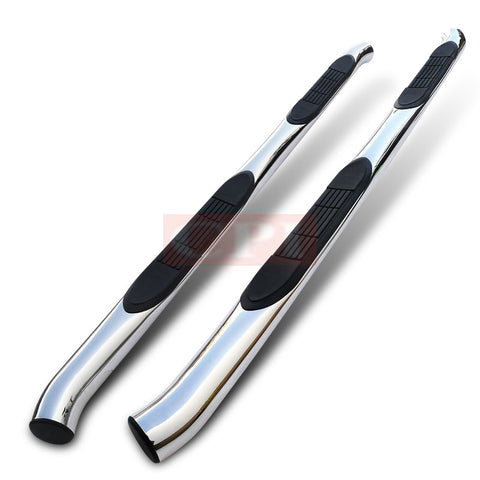 ACURA  02-06 ACURA  MDX  3 INCH ROUND STAINLESS FINISH SIDE STEP BARS   PERFORMANCE   2002,2003,2004,2005,2006