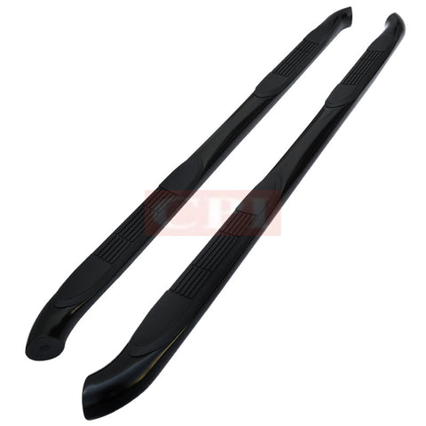 DODGE 07-10 DODGE NITRO 3 INCHES ROUND SIDE STEP BAR - BLACK    2007,2008,2009,2010