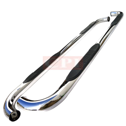 DODGE  09-12 DODGE  RAM  3 INCH ROUND STAINLESS FINISH SIDE STEP BARS   PERFORMANCE   2009,2010,2011,2012