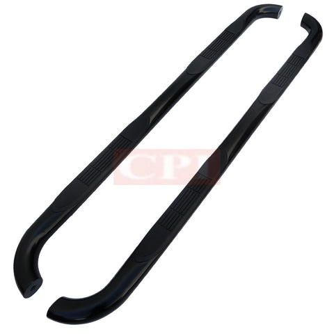 NISSAN 04-13 NISSAN TITAN 3 INCHES ROUND SIDE STEP BAR BLACK - KING CAB    2004,2005,2006,2007,2008,2009,2010,2011,2012,2013
