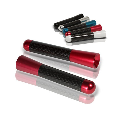 Carbon Fiber Antenna 3'' - Red