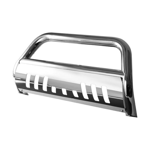 Chevy Silverado 07-10 1500LD 3inch Stainless T-304 Grille Bull Bar - Chrome