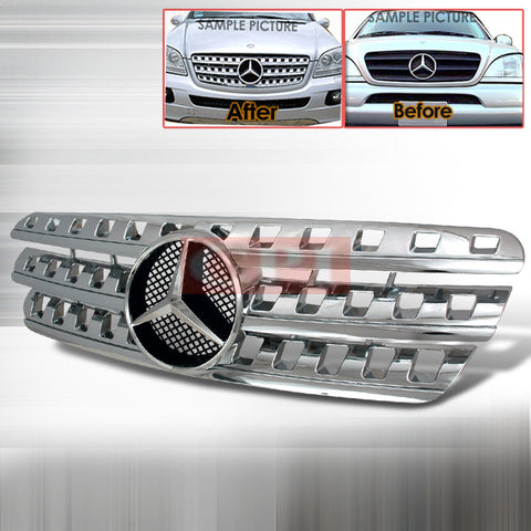 Mercedes 1998-2005 Mercedes Benz W163 M-Class Grille Amg Look Performance-x
