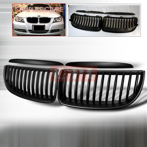 Bmw 2005-2007 Bmw E90 3-Series Front Hood Grille Performance-h