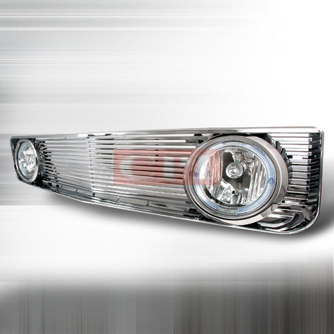 Ford 2005-2006 Mustang V6 Grille W/Halo Fog Lights Performance-j