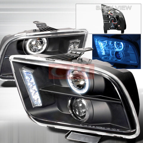 Ford 2005-2007 Ford Mustang Projector Head Lamps/ Headlights-s