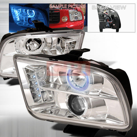 Ford 2005-2007 Ford Mustang Projector Head Lamps/ Headlights-z