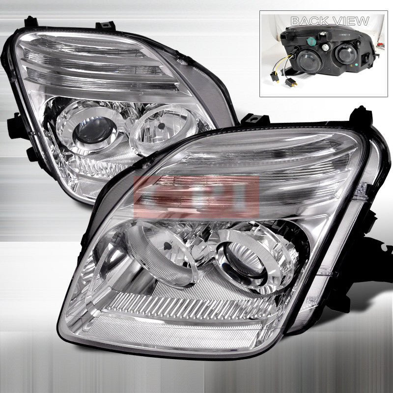 HONDA 97-01 HONDA PRELUDE - CHROME PROJECTOR HEAD LIGHTS/ LAMPS