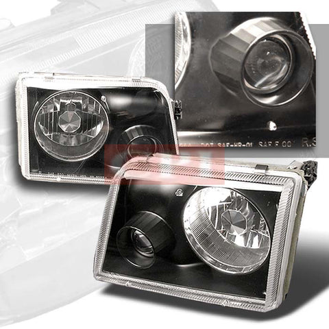 FORD 1993-1997 FORD RANGER APC PROJECTOR HEAD LAMPS/ HEADLIGHTS 1 SET RH&LH   1993,1994,1995,1996,1997