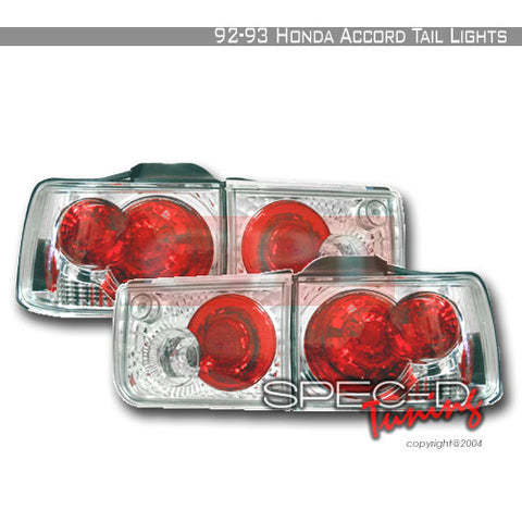 Honda 1992-1993 Honda Accord 2Dr/4Dr Tail Lights /Lamps - Euro 1 Set Rh&Lh Performance 1992,1993