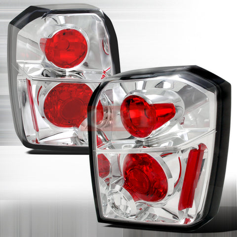 DODGE 2007-2008 DODGE CALIBER TAIL LIGHTS /LAMPS - CHROME 1 SET RH&LH PERFORMANCE 2007,2008