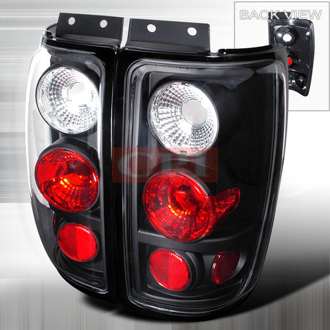 Ford 1997-2002 Ford Expedition Tail Lights /Lamps -Euro Style-v