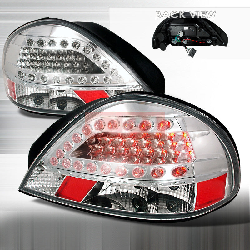 Halogen Tail Light – Fits 1999-2005 Pontiac Grand Am – Driver Or Passenger Side