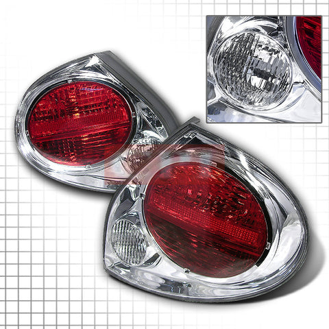 Nissan 2000-2003 Nissan Maxima Tail Lights /Lamps - Chrome-n