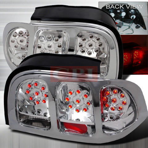 Ford 1994-1998 Ford Mustang Led Tail Lights /Lamps - 1 Set Rh&Lh Performance 1994,1995,1996,1997,1998-g