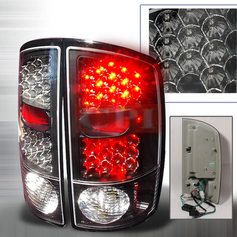 DODGE 2002-2003 DODGE RAM PICK UP LED TAIL LIGHTS /LAMPS - KS 1 SET RH&LH PERFORMANCE 2002,2003