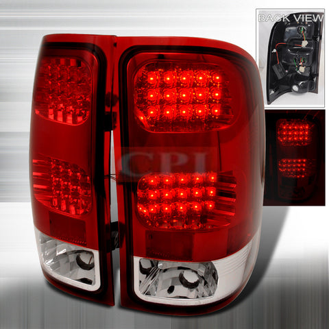 Chevrolet/Gmc 2007-2009 Gmc Sierra Led Tail Lights /Lamps-u