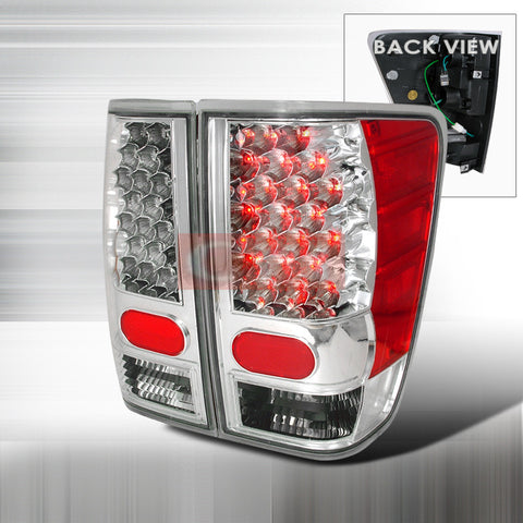 NISSAN 2004-2006 NISSAN TITAN LED TAIL LIGHTS /LAMPS - CLEAR 1 SET RH&LH PERFORMANCE 2004,2005,2006