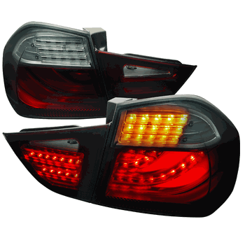 BMW 09-12 BMW E90 3 SERIES LED TAIL LIGHTS RED SMOKE