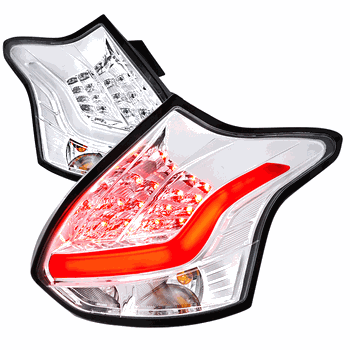 FORD 12-14 FORD FOCUS 5 DOOR LED TAIL LIGHTS CHROME