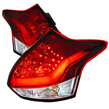 FORD  12-14 FORD  FOCUS 5 DOOR LED TAIL LIGHTS RED