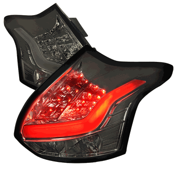 FORD  12-14 FORD  FOCUS 5 DOOR LED TAIL LIGHTS SMOKE