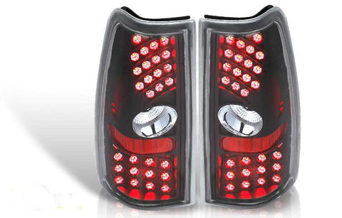 Chevy Silverado Led Tail Light - Black / Clear Performance-g