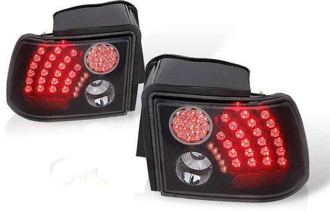 Ford Mustang Led Tail Light - Black/Smoke Performance-v