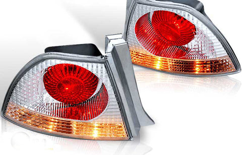 Honda Accord Altezza Tail Light - Chrome / Clear (R004-C) Performance-w