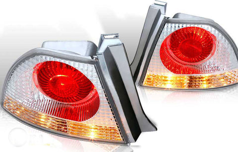 Honda Accord Altezza Tail Light W/ Halo - Chrome / Clear (Rl005-C) Performance-b